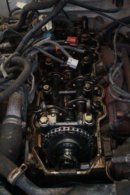 change timing chain toyota 22re #4