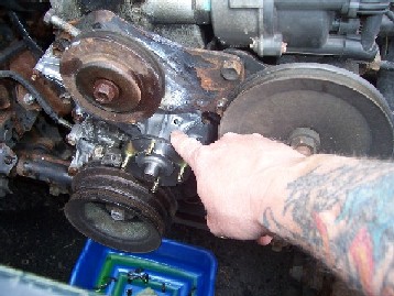 toyota 22re water pump replacement #4