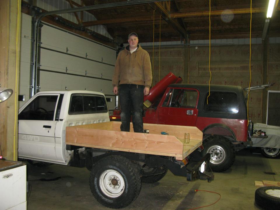 wood bed for toyota pickup #6