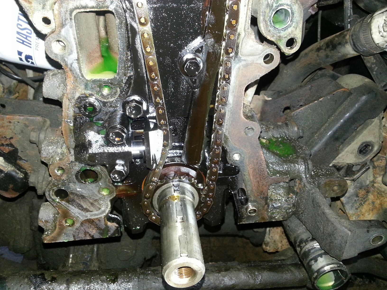 Toyota 22re timing chain tensioner
