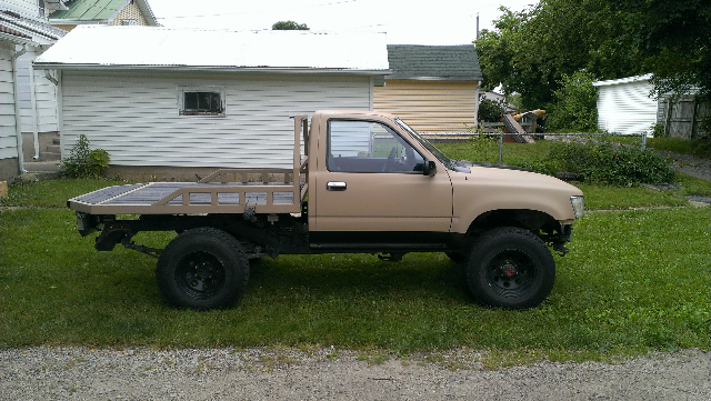 toyota wood flatbed