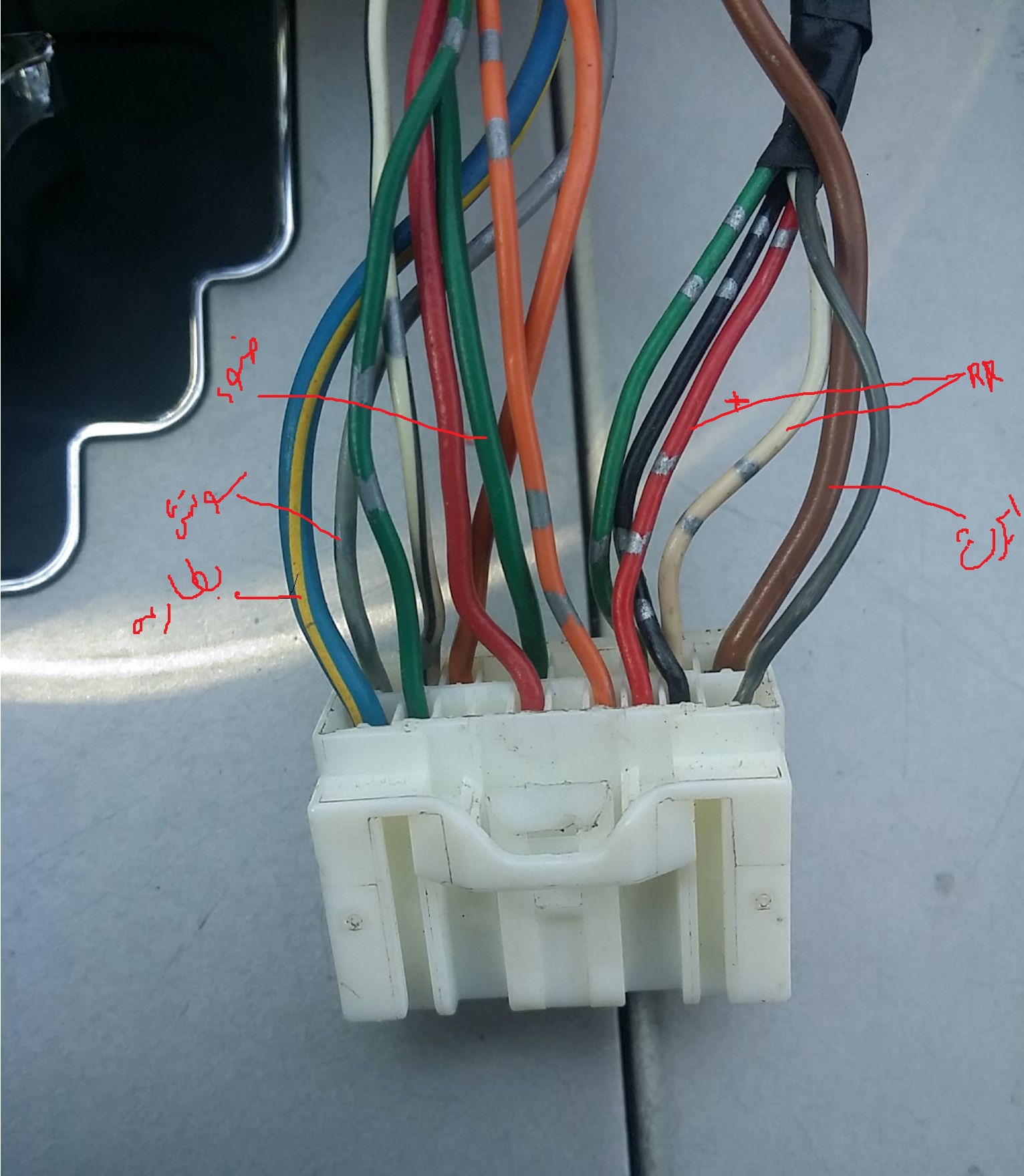 Default Toyota Camry 2007 radio wire - YotaTech Forums