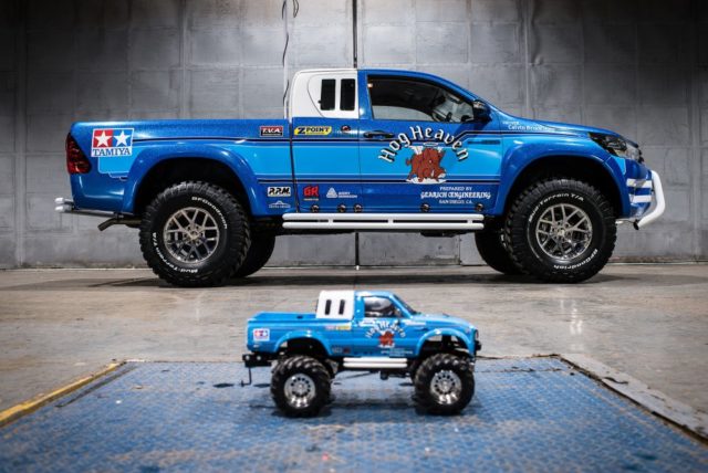 Both Toyota and tamiya's version of the Bruiser.