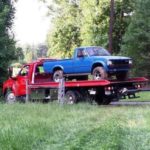 1981 Toyota on a Flatbed