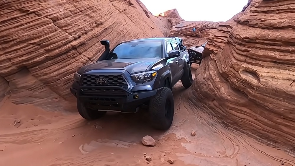 Stranded Toyota Tacoma