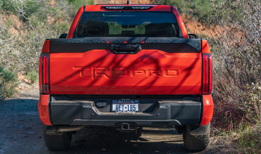 Tundra TRD Pro review rear tailgate