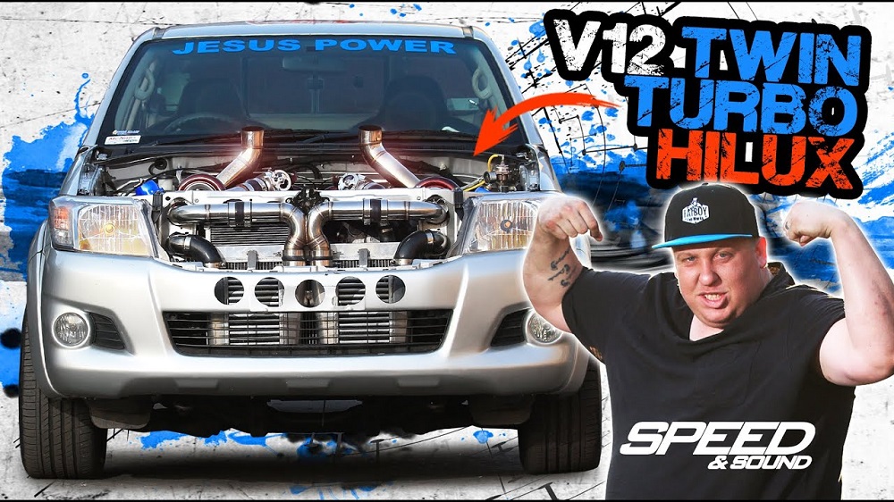 Twin-Turbo V12 Toyota Hilux 